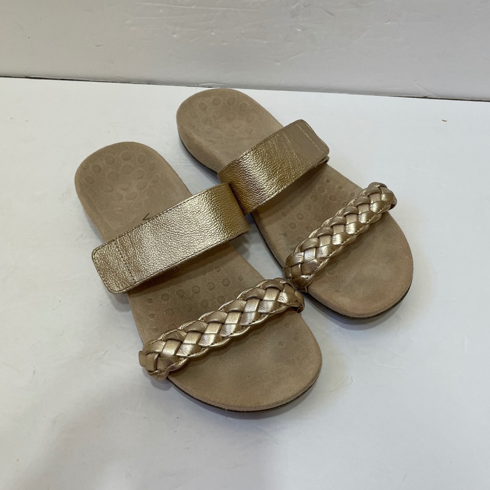 VIONIC JEANNE‎ SANDALS IN GOLD METALLIC